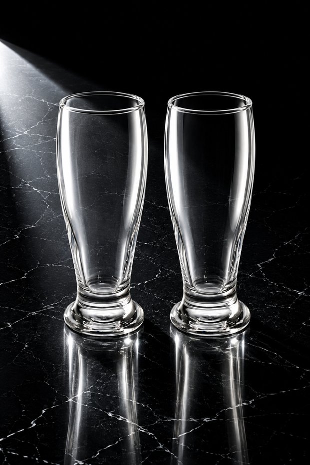 Florida - 6-Pack Soft Drink Water Coffee Long Glass Cup 300 Cc