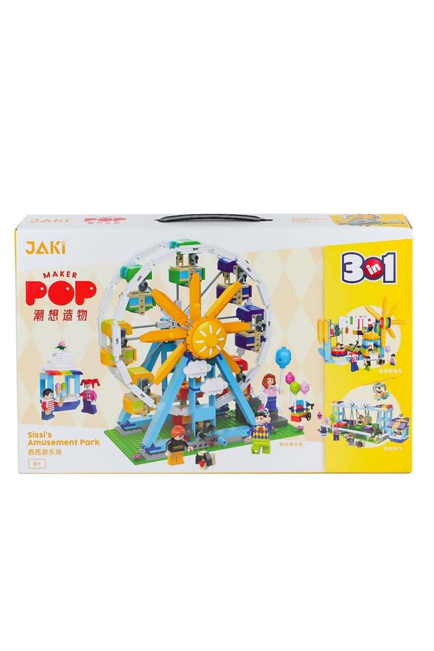 Jk2180 Block Sissi's Amusement Park 3in1 - 1107 Piece Construction Set