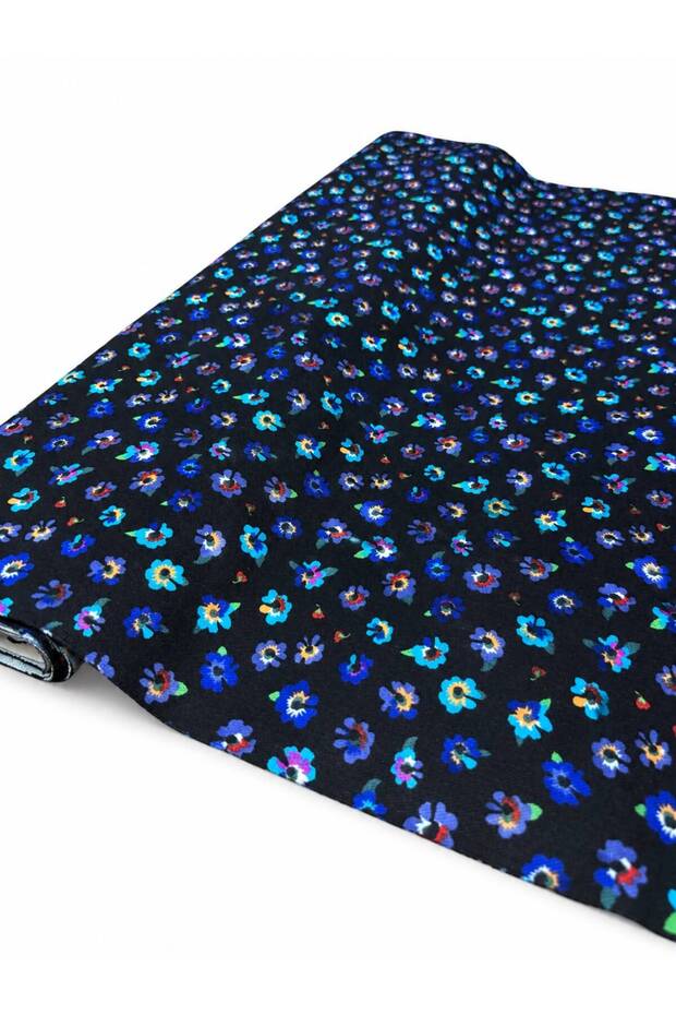 Divitin Flannel Fabric - Dress - Hobby Design - 100% Organic Cotton (90× 100cm)