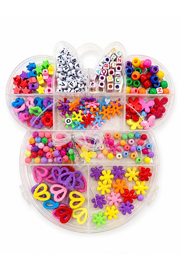 Mouse Figured Jewelry Activity Set – Letter Beads and Colorful Beads Design Kit