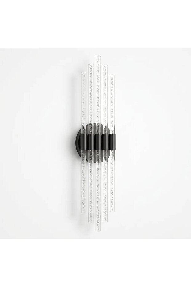 Bhbackhome Aura Medium 39 cm Modern Design Led Sconce - Wall Lamp - Black Case - Daylight Led - Electric