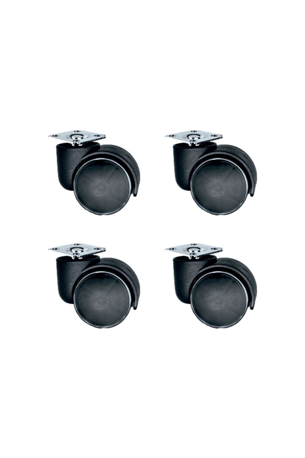 Bürosit Plastic Table Caster - 50mm Hks151 - 4 Pieces