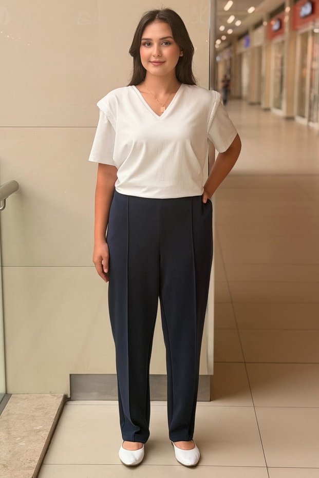 Fuat Gürşen Ribbed Carrot Pants