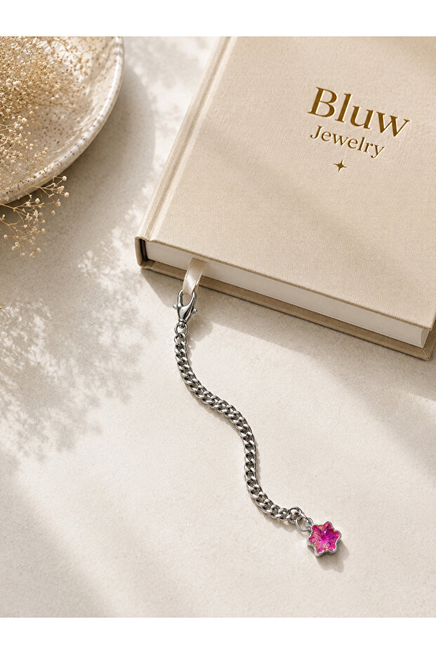 Design Notebook and Agenda Charm - Flower