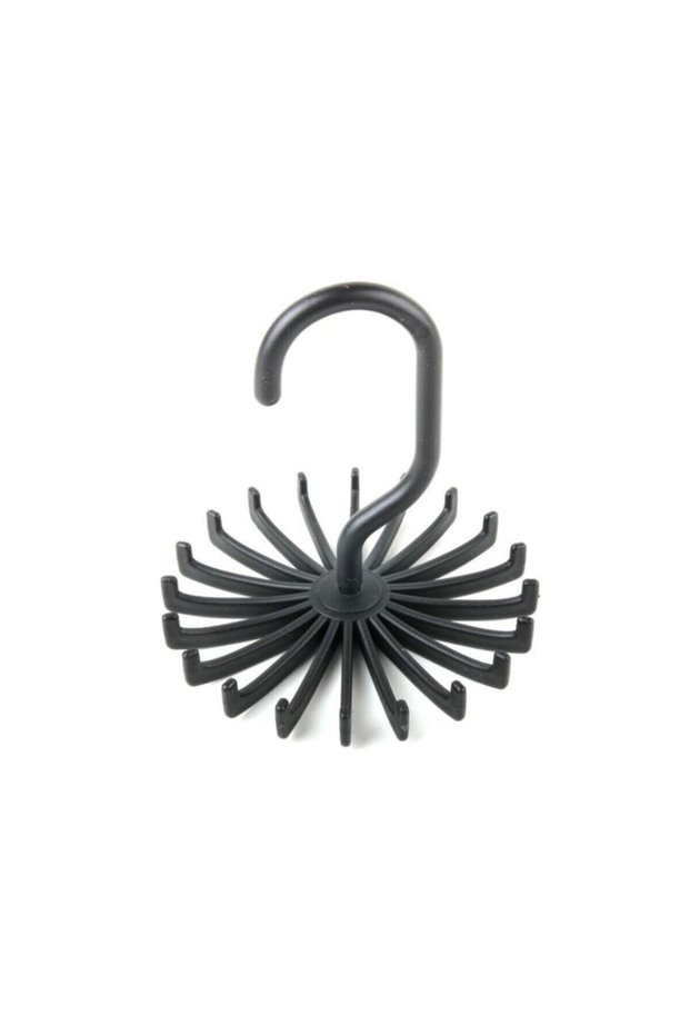 In-Cabinet Rotating Stand Tie Scarf Hanger 20 Hook Hanger 2Pcs