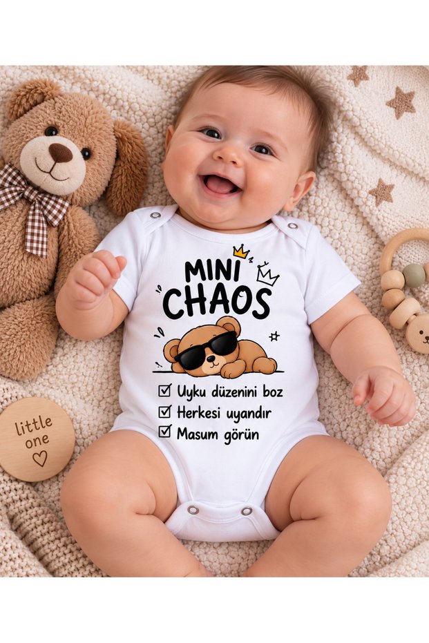 Printed 100% Cotton Interlock Fabric Baby Bodysuit | Oeko-Tex Certified Fabric | 0-24 Months