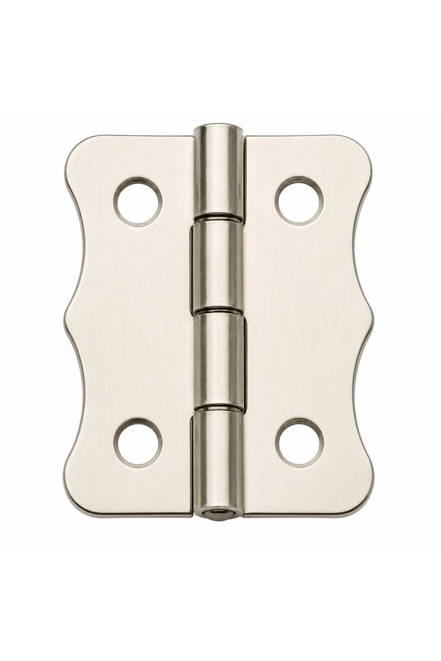 Nickel 100 Pieces Daisy Hinge Flat 40X30 mm - Decorative Frame Lantern Chest Box Hinge