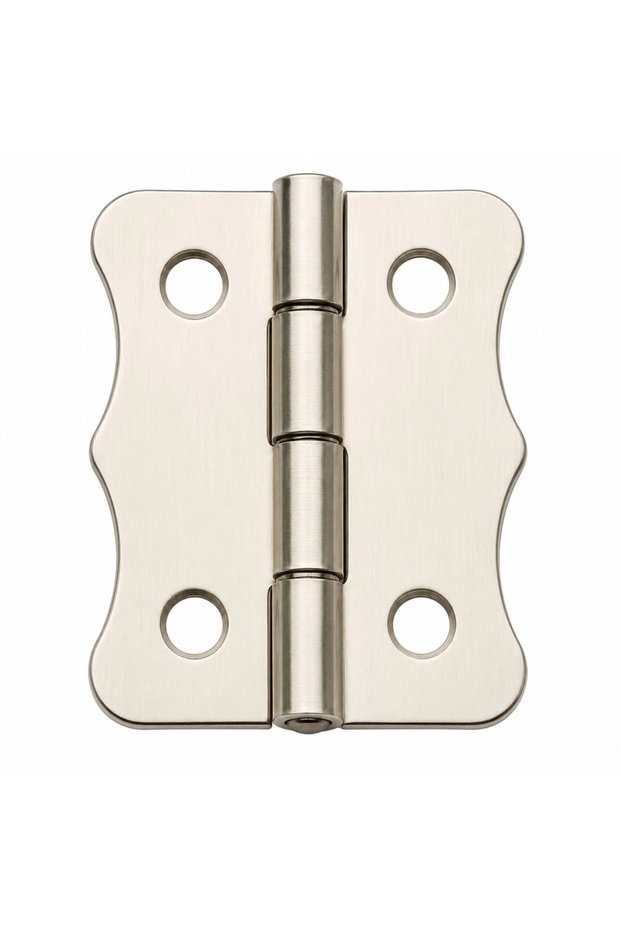 Nickel 100 Pieces Daisy Hinge Flat 36X24 mm - Decorative Frame Lantern Chest Box Hinge
