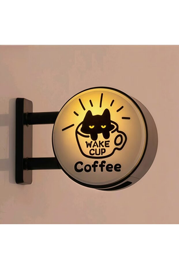 coffee-1 New Japanese Subway Station Signage Mini Refrigerator Sticker Coffee Shop Store Signboard A