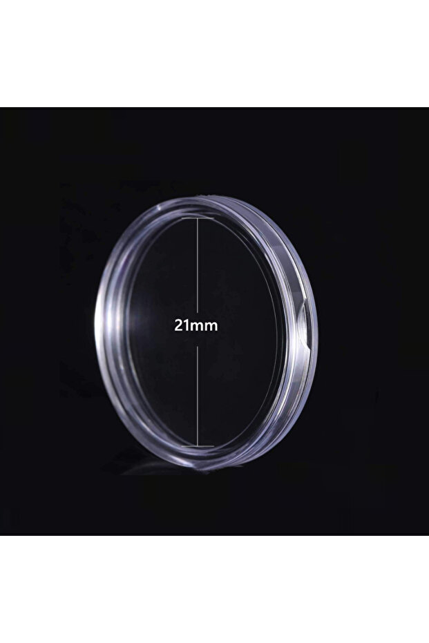 21mm x10pcs 10-100pcs 21/23/25--45mm Coinning Capsules Storage Box Clear Plastic Coinning Cases Hold