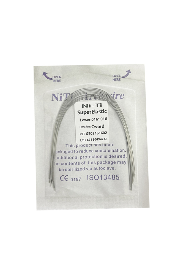 16x16 Lower-NT 10pcs AG Dental Arch Wires Orthodontic Super Elastic NITI Round Rectangle Archwire Lo