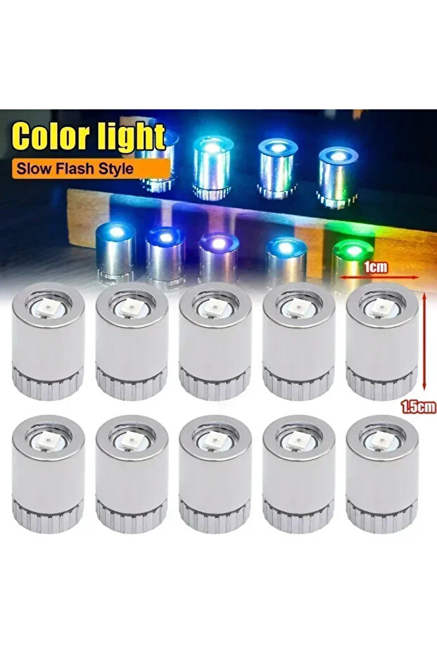 50pcs Color Tiny LED Light Bulbs Battery Operated Lantern Bulb Replacement Lights Luminous Lantern H
