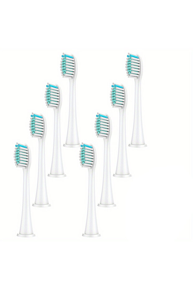 White 8pcs Compatible Replacement Brush Head HX6064 for Sonicare DiamondClean HX3/HX6/HX9 Series Ele