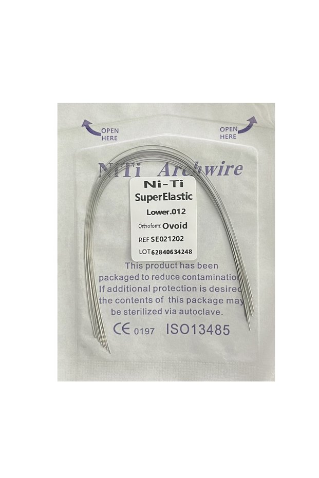 012 Lower-NT 10pcs AG Dental Arch Wires Orthodontic Super Elastic NITI Round Rectangle Archwire Lowe