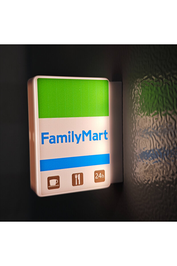 B Rechargeable LED Rechargeable Mini Light Box Fridge Magnet Lawson FamilyMart CU Convenience Tokyo