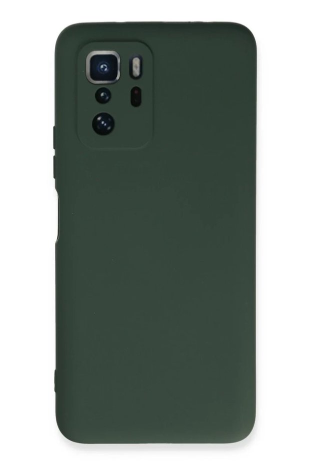 Xiaomi Poco X3 Gt Compatible Case Nano Velvet Silicone - Dark Green
