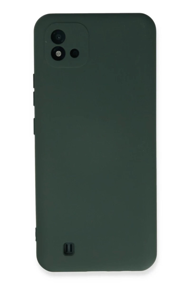 Realme C11 2021 Compatible Case Nano Velvet Silicone - Dark Green