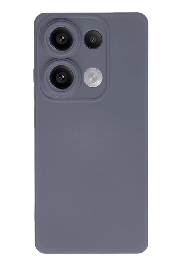 Xiaomi Redmi Note 13 Pro 4g Compatible Case Nano Velvet Silicone - Gray