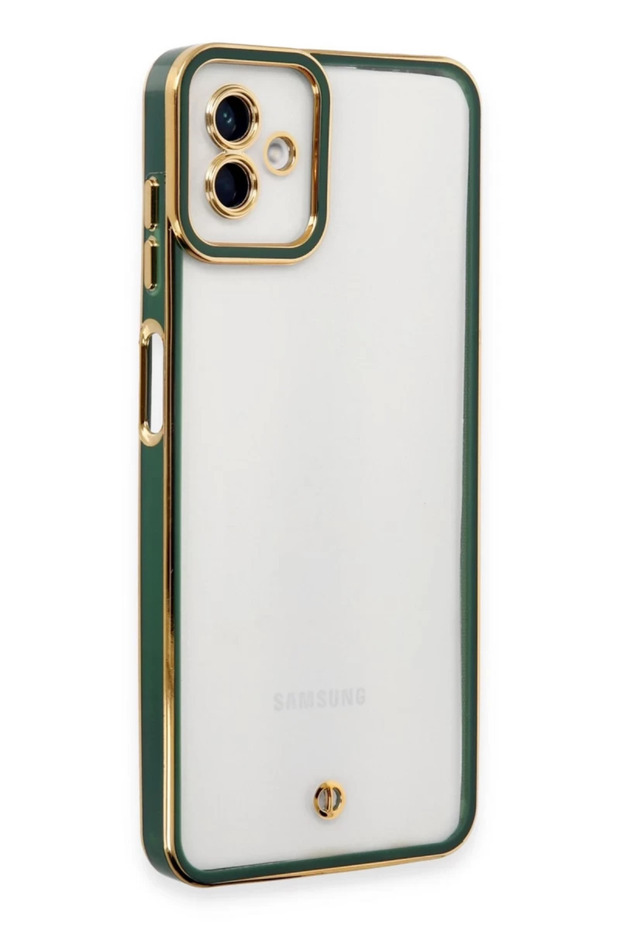 Samsung Galaxy A04 Compatible Case Liva Lens Silicone - Green