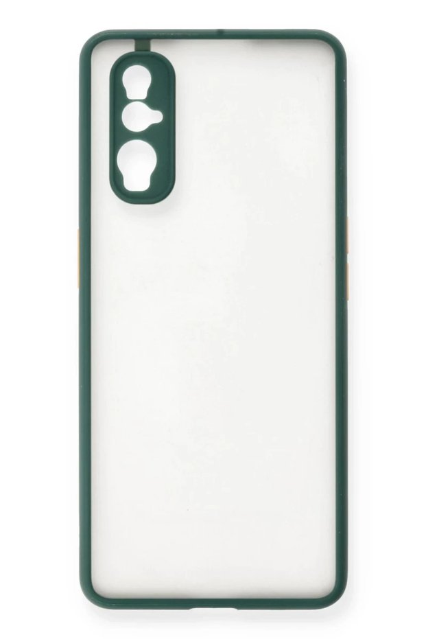Oppo Find X2 Compatible Case Montreal Silicone Cover - Green