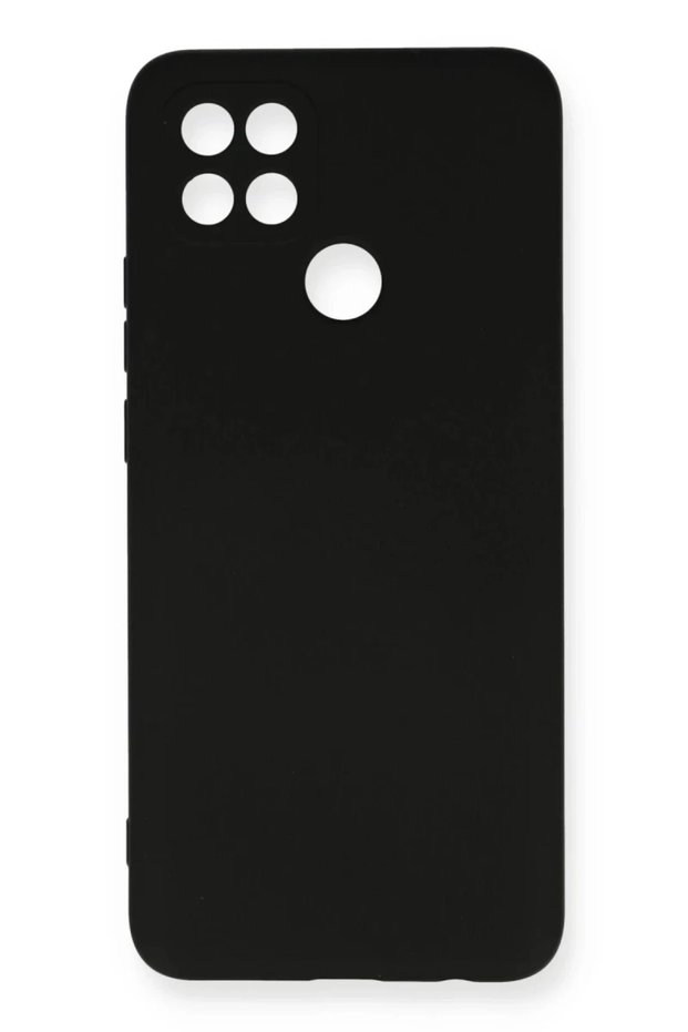 Oppo A15 Compatible Case Nano Velvet Silicone - Black