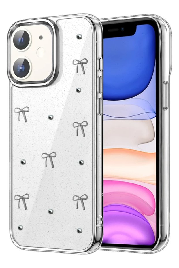 غطاء بنمط فيونكة متوافق مع هاتف Apple iPhone 12 - النمط 5