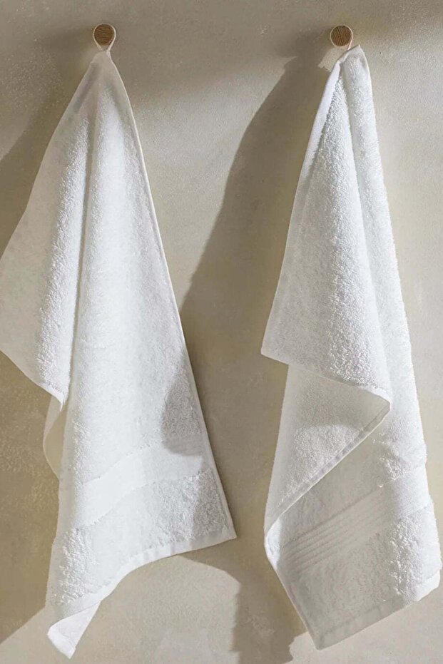 Luxury Egyptian Cotton Guest Towel - White, 30 X 50 cm