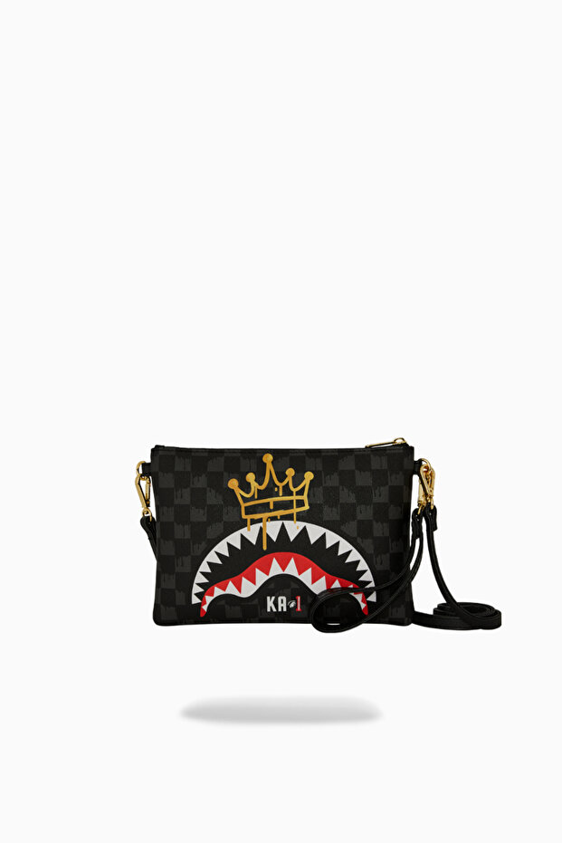 Sawtooth Sharks in Paris Convertible Clutch Bag