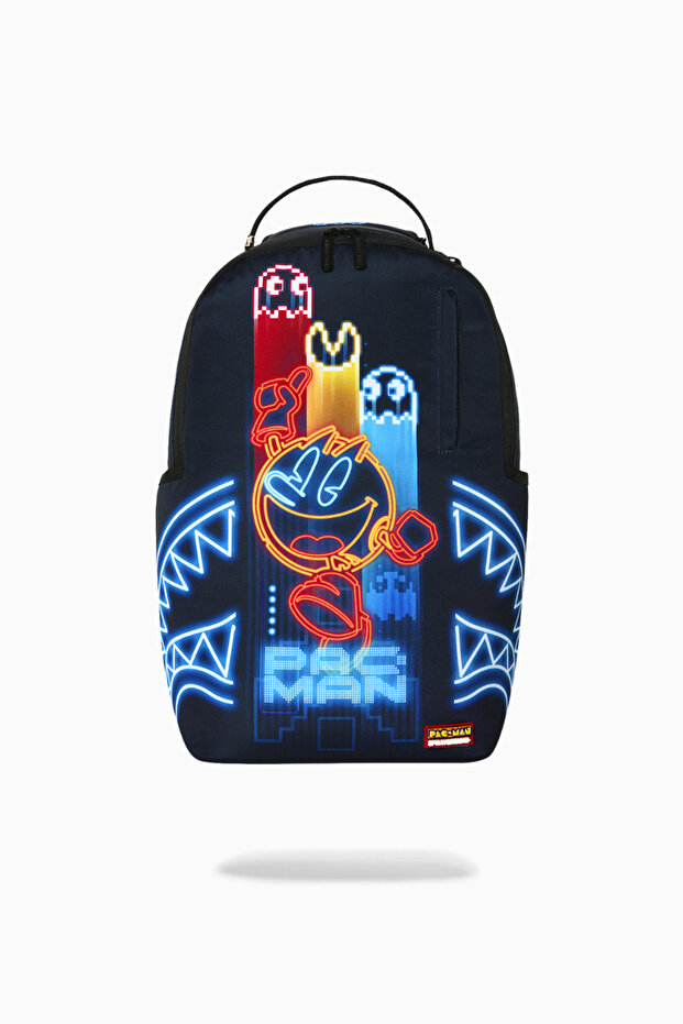 Pac-Man Eat Em up 900D Polyester Backpack