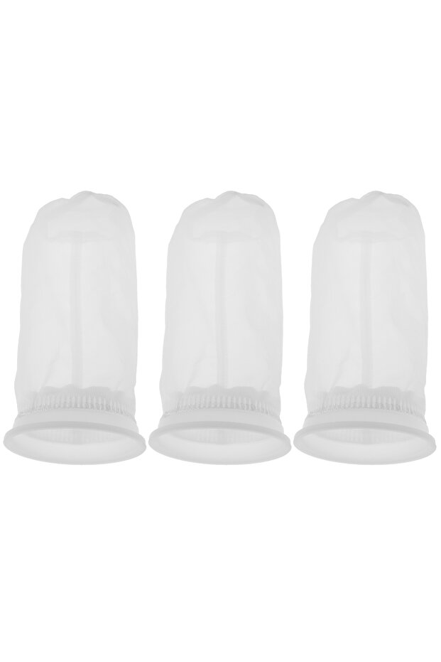 3Pcs White 3/6Pcs 4.1x8.26 In IBC Water Tank Breathable Nylon Filter Multifunctional Rain Water Filt