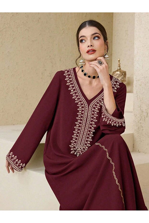 Rochie, bordo - 14 ani