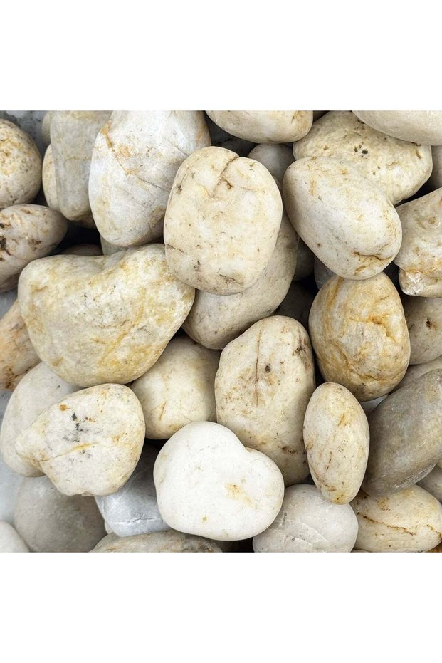 Manara 20 Kg-Stoneworks White Matt Pebble Stone - 30-50MM