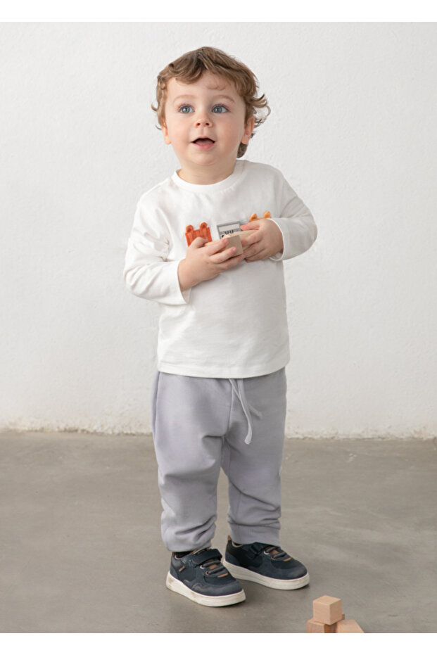 Baby Boy Basic Fleece Sweatpants 704