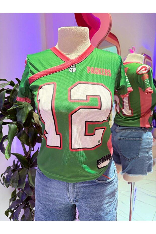Green Packers Short Sleeve Jersey T-Shirt