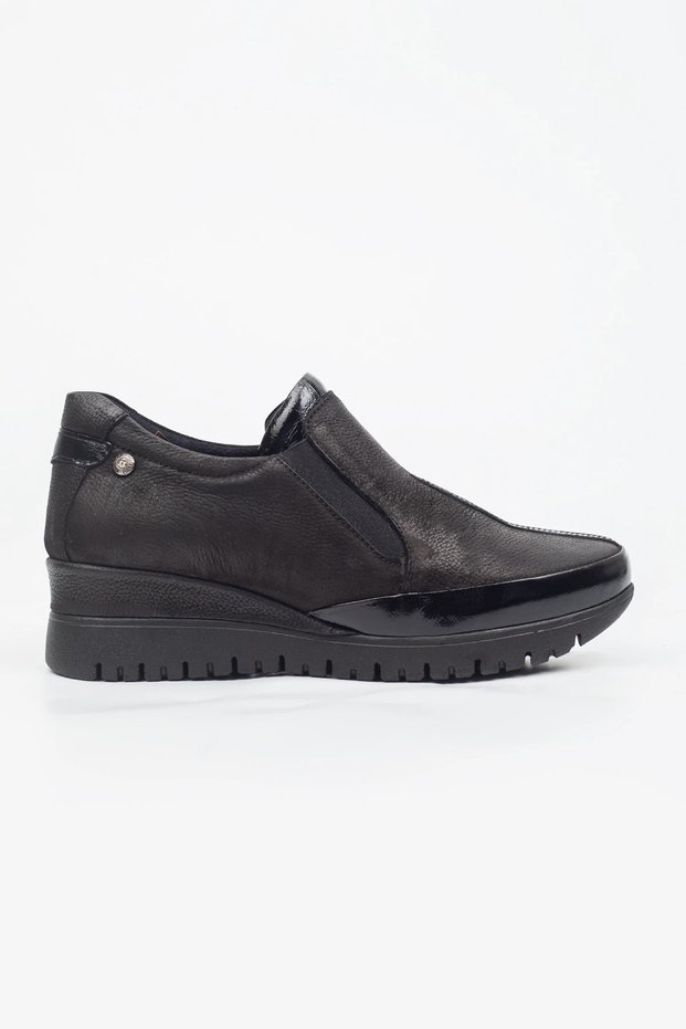 Mammamia Genuine Leather Wedge Heel Casual Shoes
