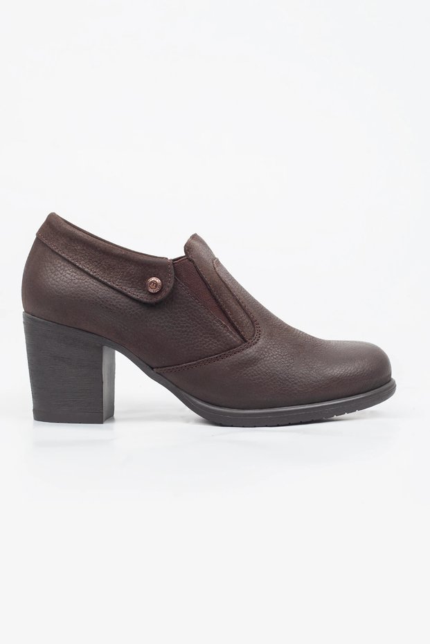 Mammamia Genuine Leather Extra Comfortable Heeled Shoes