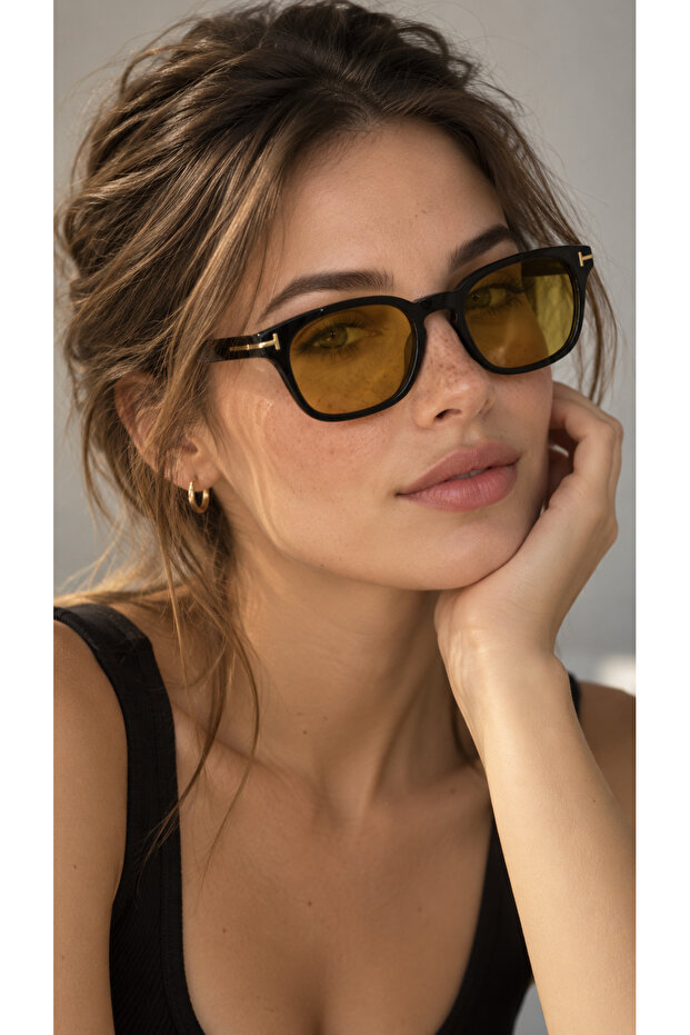 Vesta- Unisex Sunglasses Uv400 Protection with Case and Cloth Gift Optically Compatible Durable Suitable for All Face Shapes