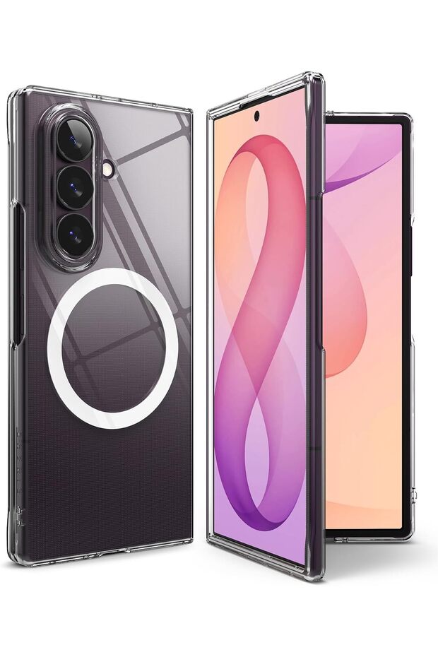 Samsung Galaxy Z Fold 8 Ultra Case Cover | Slim Magnetic Series | Clear