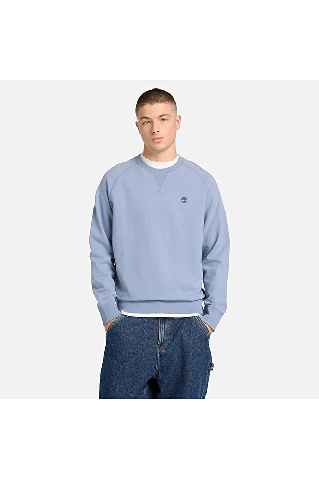 Exeter River Loopback Crew Neck Sweatshirt Men's Beige Sweatshirt