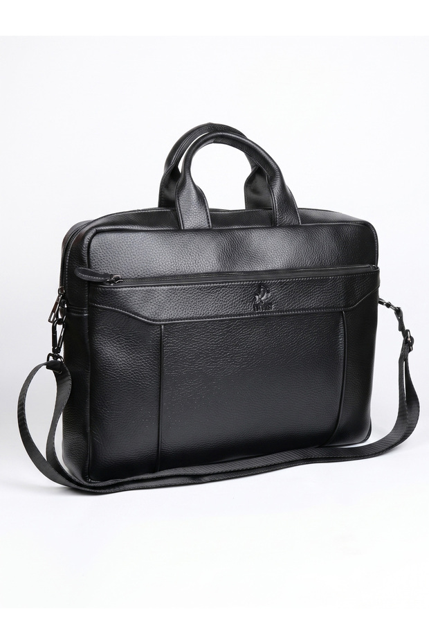 Black Hanging Briefcase - 15.6 Inch Laptop and Computer Bag