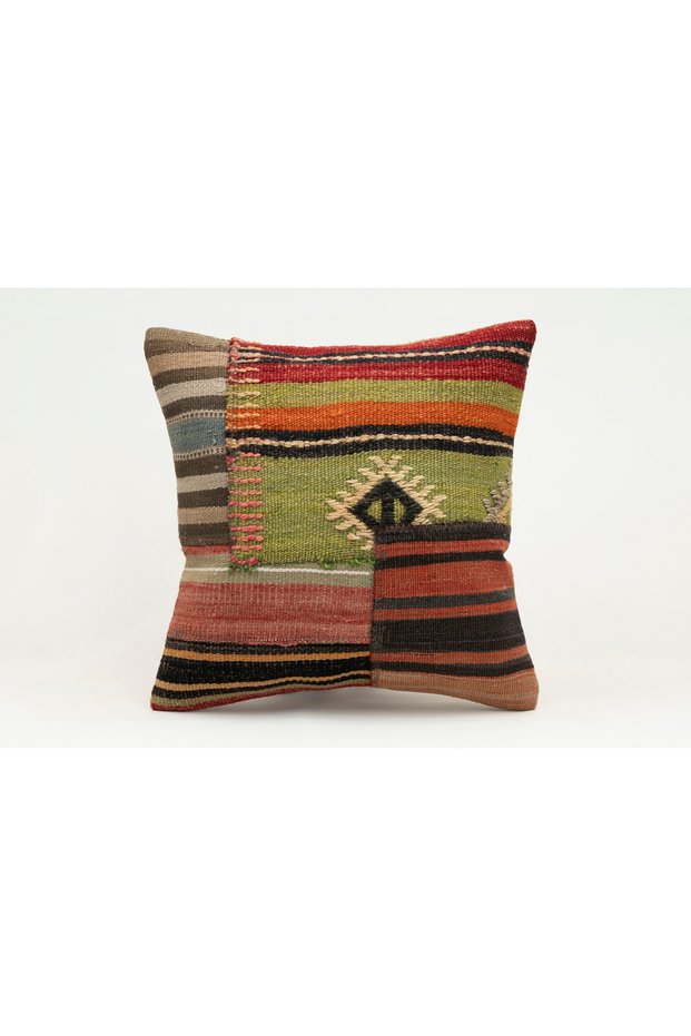 Handmade Old Kilim Rug Vintage Made in the 1930S, 1940S, 40X40 cm
