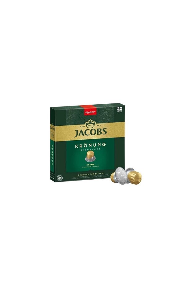 Kronung Crema aluminum coffee capsules for Nespresso® 20 pcs
