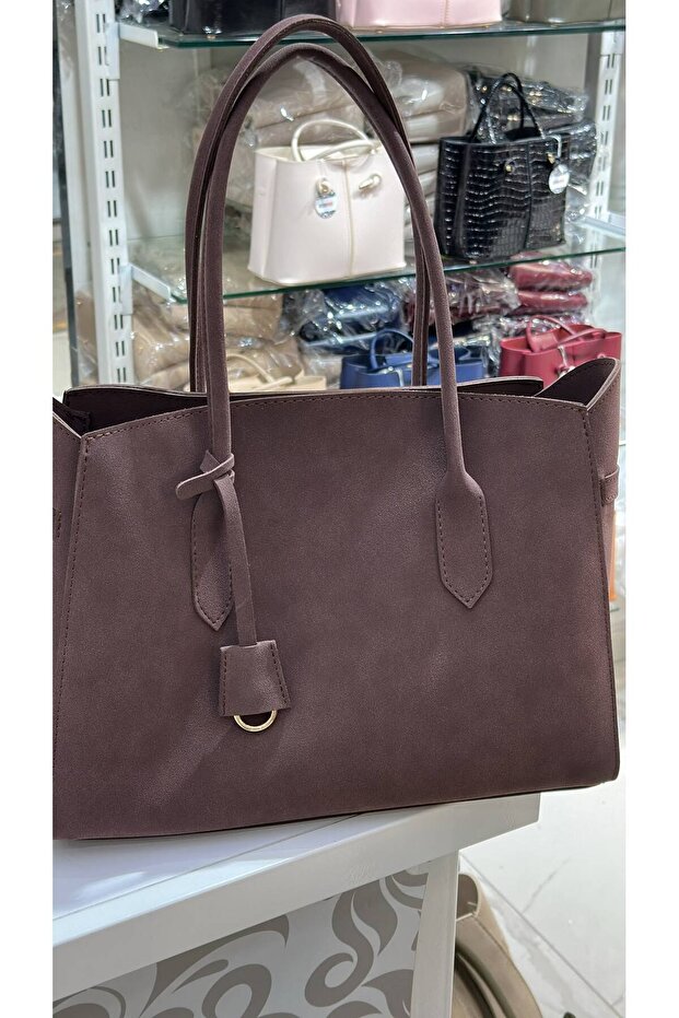 Women's Suede Large Size Puppy Handbag