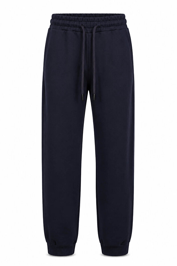 Basic Unprinted Smoked Green Boys' Sweatpants 8086