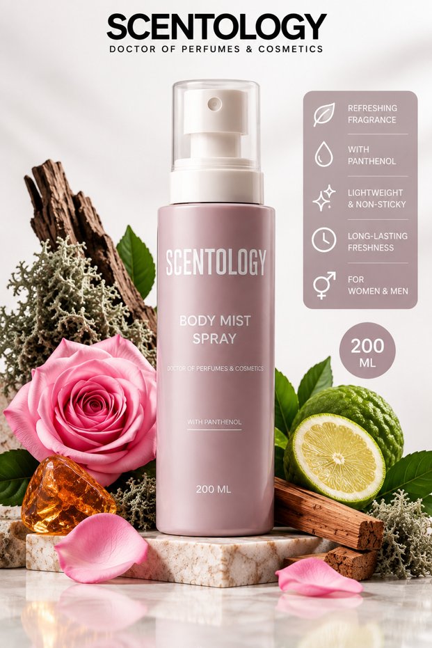 GRIS Unisex Body Mist with Panthenol 200 ml