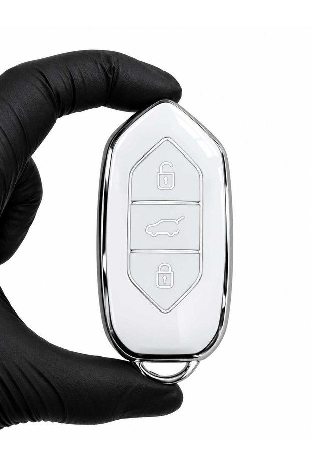 T10X T10F Compatible Smart Nano Protection Key Case Cover White Silver Silver Color High Quality