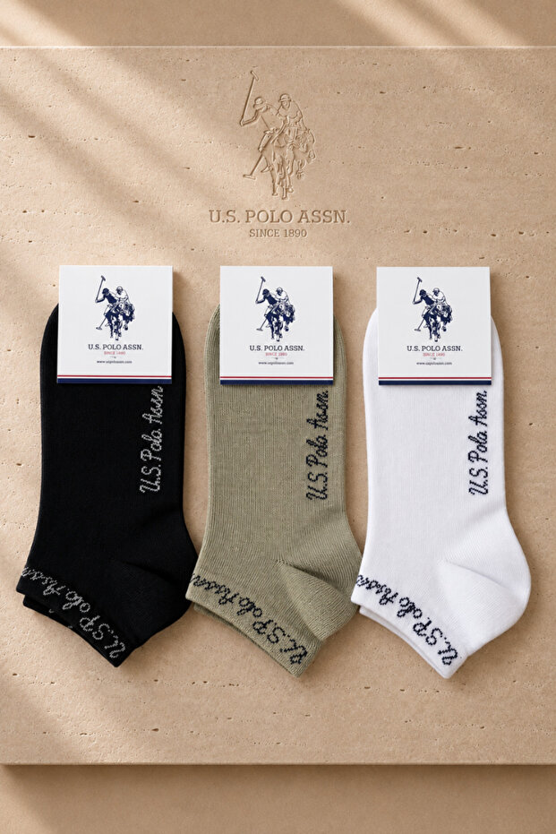 3 Pack Women's Cotton Booties Socks