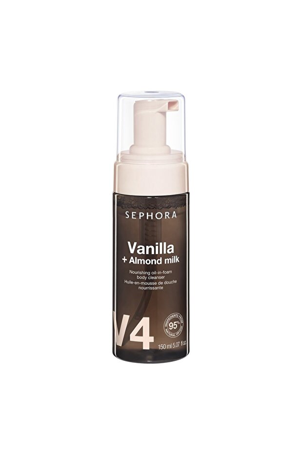 Nourishing Shower Oil Foam - Cleansing and Nourishing - Vanille + Lait D'Amande (150 ml)