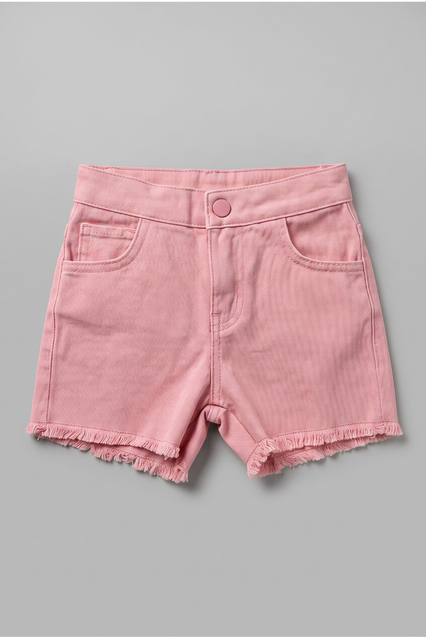 Cichlid Girls' Denim Shorts Pink