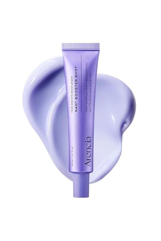NAD+ Serum Booster Shot with 5% NAD+ Complex & Resveratrol, Hydration & Barrier Support, 30 mL / 1.01 fl. oz.